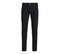 JACK & JONES Jjiglenn Jjfelix Am 046 50 SPS Noos, Jean Slim Homme, Noir (Black Denim), W33/L36 (Taille Fabricant: 33)