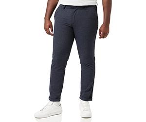 JACK & JONES JJIMARCO JJSTUART AKM 1049 Cap Noos Pantalon, Sky Captain, 33W / 34L Homme