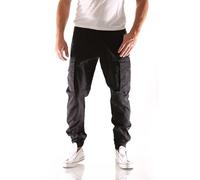 JACK & JONES JJIPAUL JJFLAKE AKM Homme Pantalon Cargo Noir W29L34 98% Coton, 2% Élasthanne Slim Fit