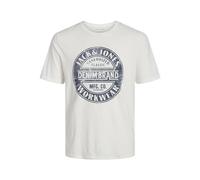 JACK & JONES Jjjeans Tee SS O-Neck T-Shirt pour Homme, Cloud Dancer, S