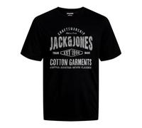 JACK & JONES Jjjeans Tee SS O-Neck T-Shirt pour Homme, Noir, S