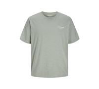 Jack & Jones Jjjeff T-Shirt Monochrome SS Crew Neck, Iceberg Green, S
