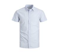 JACK & JONES Jjjoe SS Plain T-Shirt pour Homme, Bleu Ciel, M