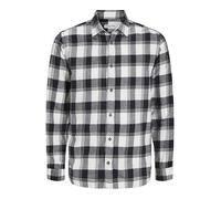 JACK & JONES Jjjoshua Fall Buffalo Shirt Ls Chemise décontractée pour Homme, Cloud Dancer, S
