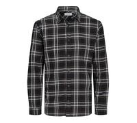JACK & JONES Jjjoshua Fall Flannel Shirt Ls Chemise décontractée, Noir, M Homme
