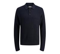 JACK & JONES Jjkaito Knit Polo BF, Sky Captain, S Homme