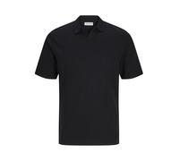 JACK & JONES Jjkane Polo à col Fendu en Tricot, Noir, XL Hommes