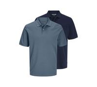 JACK & JONES Jjkane SS 2Pk MP Blue Mirage, M (Lot de 2) Hommes