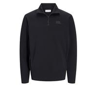 Jack & Jones Matty Logo Half Zip Sweatshirt Noir S Homme