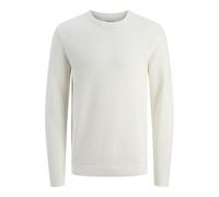 JACK & JONES Jjotto Knit Crew Neck Aw25, Cloud Dancer, M Homme