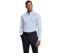 JACK & JONES JJPRPARMA T-Shirt L/S Noos, Bleu Cachemire-Coupe, XL Hommes