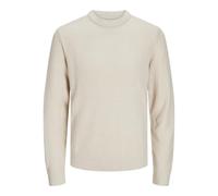 JACK & JONES Jjroy Knit Crew Neck Pull en Tricot, Beige Clair, S Homme