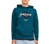 JACK & JONES Jjtiley Sweat Hood Sweatshirt à Capuche, Vert Bouteille, S Homme