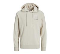 Jack & Jones Jjverner Sweat à Capuche, Beige Clair, S