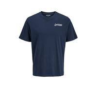 JACK & JONES Jjyuki Back Tee SS Crew Neck Pls - Grande Taille, Sky Captain, 6XL