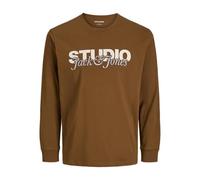 Jack & Jones Jjyuki Tee Ls Crew Neck BF, Robe de Lune., XXL