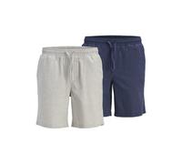 JACK & JONES Jogger 2pk Jpstjaiden Breeze Lot de 2 Shorts de Jogging MP, Sky Captain, XXL Hommes
