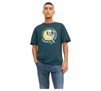 JACK & JONES Jorafterlife Tee S Crew Neck Sn Polo, Homme, Magical Forest., M