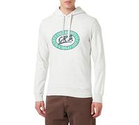 JACK & JONES Jorarthur Sweat à Capuche Sn Sweatshirt, Blanc-Gris, XL Homme