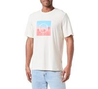 JACK & JONES Joraruba Sunset Branding Tee SS C.n T-Shirt, Crème au Beurre, M Homme