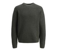 JACK & JONES Jorbleecker Knit Crew Neck BF, Forest River, XS Homme