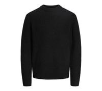 JACK & JONES Jorbleecker Knit Crew Neck BF, Noir, XS Homme
