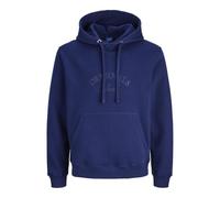 JACK & JONES Jorbleecker Sweat à Capuche de Marque BF Pls - Grande Taille, Ocean Cavern, 4XL