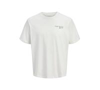 JACK & JONES Jorbradley Park Motel Tee SS C.N Stmss25 T-Shirt, Cloud Dancer, L
