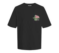 JACK & JONES Jorbradley Stamp Tee SS Stmaw24 T-Shirt, Noir, XXL Hommes