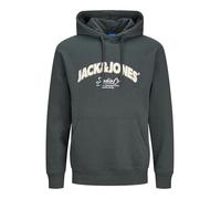 JACK & JONES Jorbronx Arch Big Sweat à Capuche Sweatshirt, Forest River, L Homme