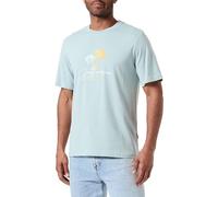 JACK & JONES Jorcasey Tee SS Crew Neck T-Shirt, Gris Brumeux, S Homme