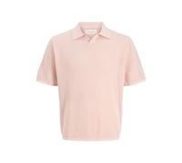 Jack & Jones Jorcassis Knit Twisted Split Neck Polo, Corail, M Hommes