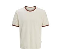 JACK & JONES Jorformentera Ringer T-Shirt à col Rond pour Homme, Bronze, M