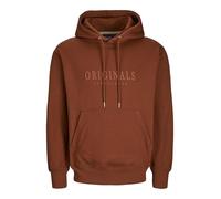 JACK & JONES Jorfrederiksberg Sweat à Capuche Sn pour Homme, Marron, S