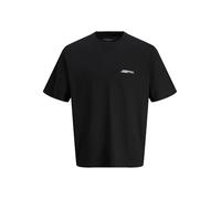 JACK & JONES Jorislington Type Tee SS Crew Neck Pls T-Shirt pour Homme, Noir, 7XL