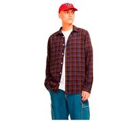 JACK & JONES Jorjoshua Chemise à Carreaux en Flanelle pour Homme, Gâteau Chocolat/Carreaux : à Carreaux, XXL