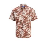 JACK & JONES Jorjoshua Split AOP T-Shirt pour Homme, Arabian Spice, M