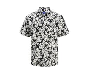 JACK & JONES Jorjoshua Split AOP T-Shirt pour Homme, Noir, M
