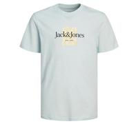 JACK & JONES Jorlafayette Branding Tee SS Crew JNR T-Shirt, Skylight, 128 Garçon