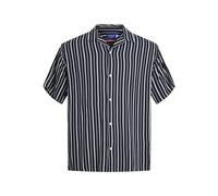 JACK & JONES JORLUKE Aruba Resort T-Shirt SS, Sky Captain/Rayures : Rayures, M