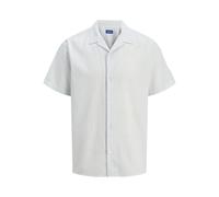 JACK & JONES Jorluke Seersucker Resort T-Shirt S, Bleu Ciel, L