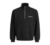 Jack & Jones Norrebro Emb Half Zip Sweatshirt Noir XL Homme