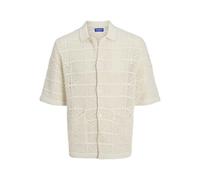 Jack & Jones Jorretiro Se25 Polo tricoté au Crochet, Crème, M