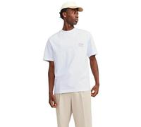 JACK & JONES Jorsantorini Back Tee SS Crew Neck Sn T-Shirt, Blanc éclatant, M Homme