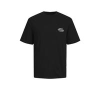 JACK & JONES Jorsequoia Back Tee SS Crew Neck T-Shirt, Noir, M Homme