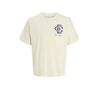 JACK & JONES Jorservice Gallery T-Shirt SS Crew Neck TG, Sweet Corn, L