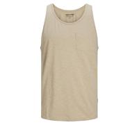 Jack & Jones Jortampa Slub Débardeur pour Homme Beige