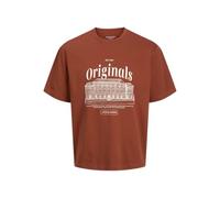 JACK & JONES Jorurban Edge Graphic Tee SS CN Ln T-Shirt, Arabian Spice, M