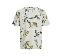 Jack & Jones Jorvarenna AOP Tee SS Crew Neck, Cloud Dancer, XL