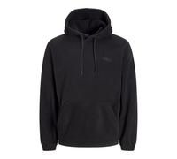 JACK & JONES JORVESTERBRO Sweat à Capuche en Polaire, Noir/imprimé : sans imprimé au Dos, M